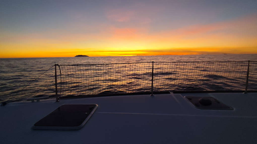 Salty Breeze side at sunset